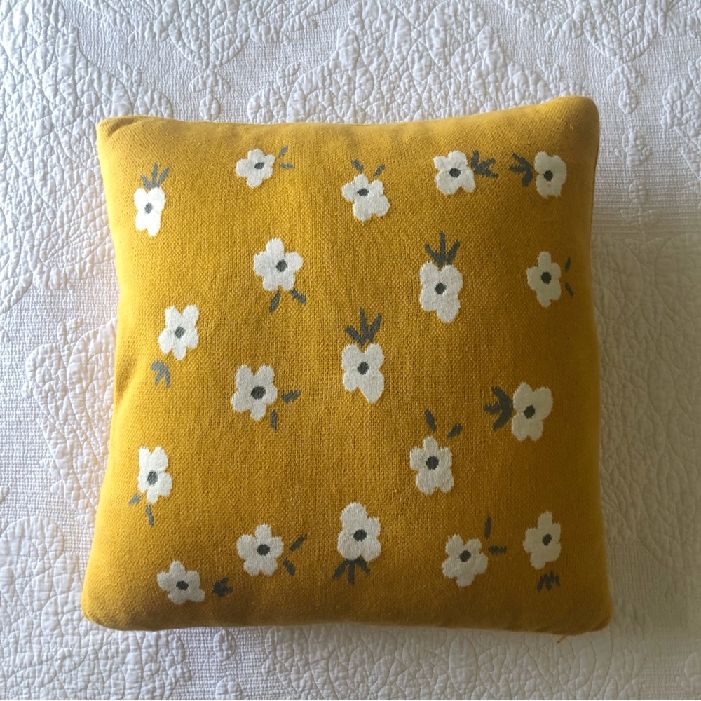 Floral Cottagecore Throw Pillow